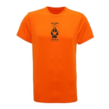 Wolf Walk T-shirt Orange Unisex 2024
