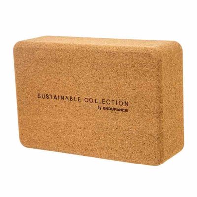 Endurance Sustainable Collection Poso Cork Yoga Blok