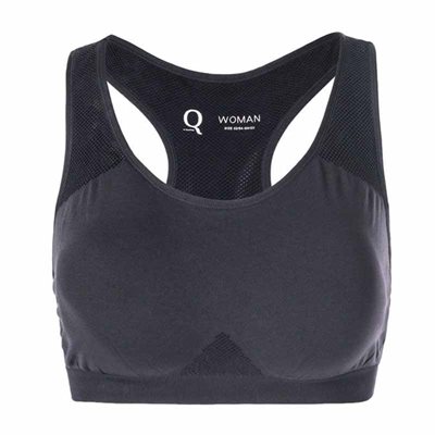 Endurance Q Rosa Medium Support Sports-bh i plus size til kvinder