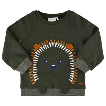 Minymo sweatshirt med pindsvin tryg til børn