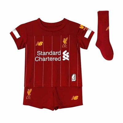 New Balance Liverpool FC Home Kit fodboldsæt til børn