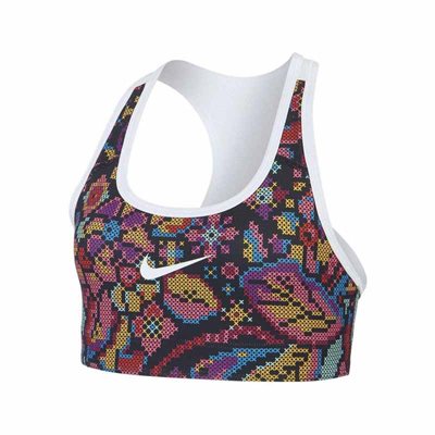 Nike Pro Classic Reversable All-Over-Print Sports-bh til piger 