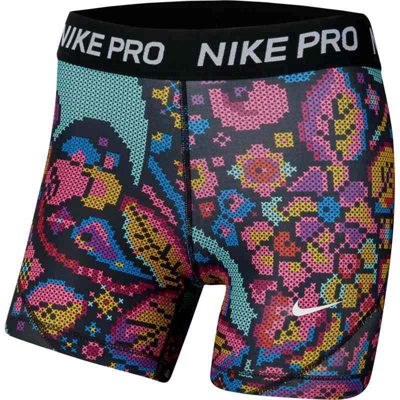 skandaløse indbildskhed lunge Nike Pro Boy Korte Tights med print til piger | Sport247.dk