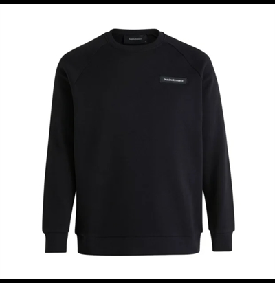 Peak performance sort sweatshirt til mænd