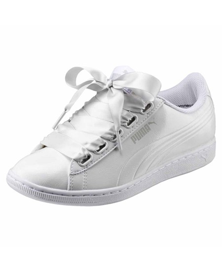 Puma Vikky Ribbon P fritidssko i hvid til damer