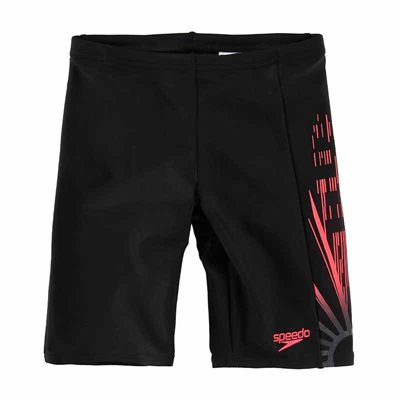 Speedo Logo Panel Jammer Badeshorts til børn