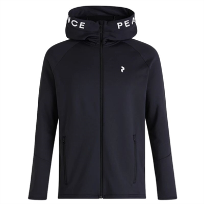 Peak Performance Rider zip Hoodie Sort mænd 