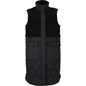 Hollie W Long Quilted Vest WR223642