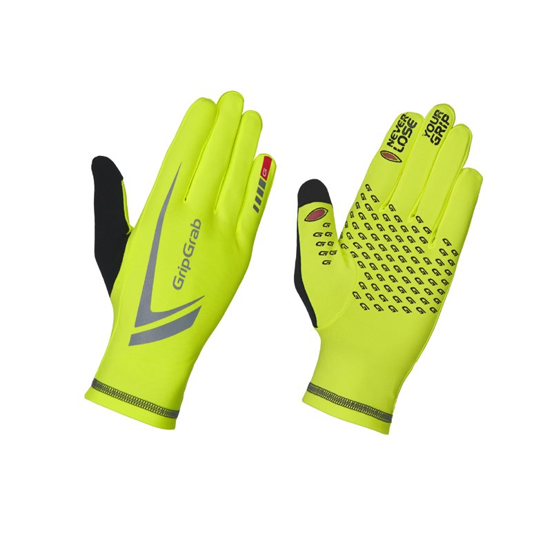 Grip Grab Running Expert HiVis Løbehandsker Sport247