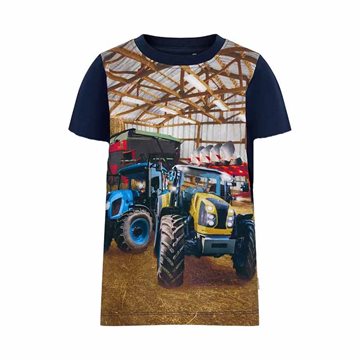 Minymo T-shirt med traktor til Børn