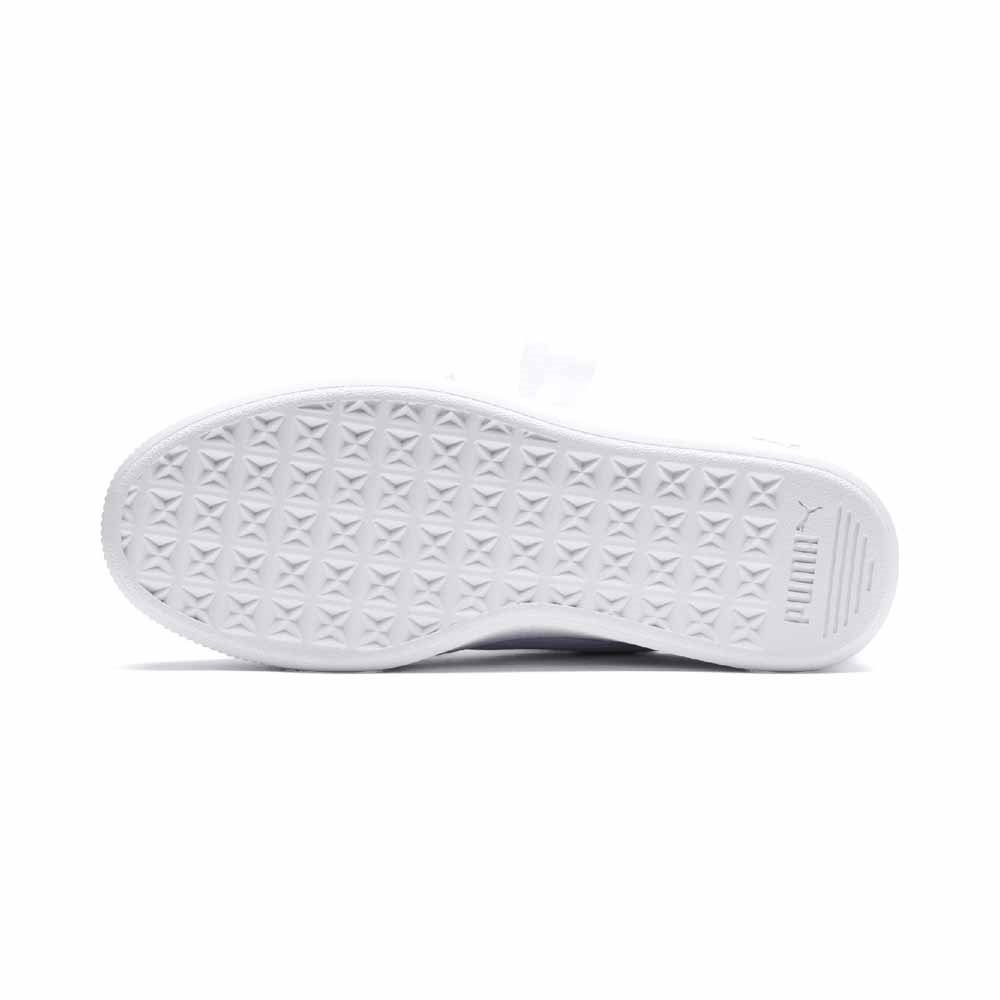 puma vikky stacked ribbon core white