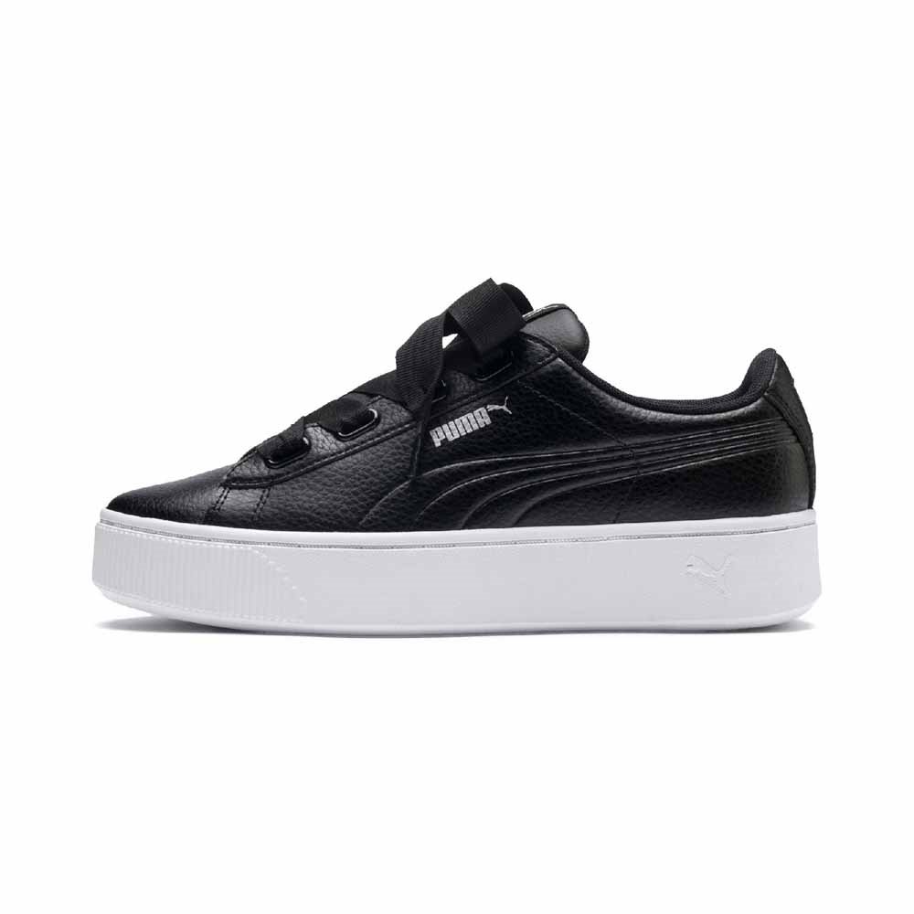 puma vikky stacked ribbon core white