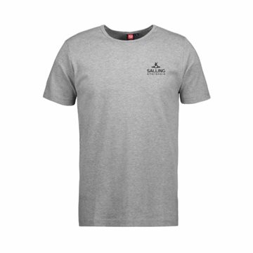 Salling Efterskole T-Shirt i grå m. logo