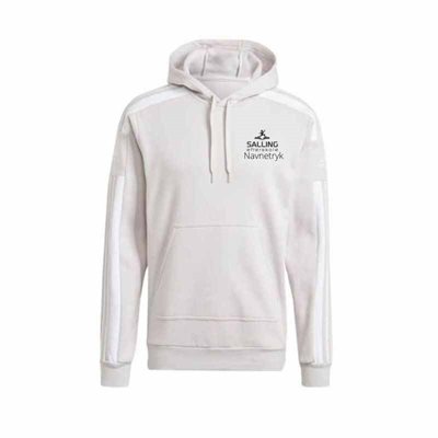 Salling Efterskole adidas Squad Hoody i Grå med navnetryk 