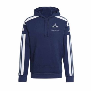 Salling Efterskole adidas Squad Hoodie Navy med Navnetryk