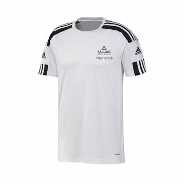 Salling Efterskole adidas Squad T-shirt Hvid med navnetryk