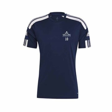 Salling Efterskole adidas Squad T-shirt Navy med nr. tryk