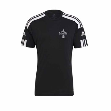 Salling Efterskole adidas Squad T-shirt Sort med nr. tryk