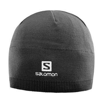 Salomon Logo Beanie Sort 