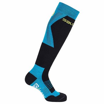  Salomon Socks S/Max Hawaiian Surf/B - skistrømper til børn