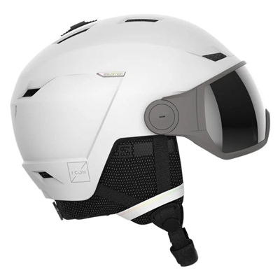 Salomon Icon LT Visor FLS White Skihjelm til kvinder