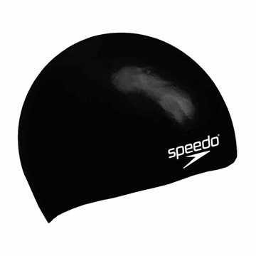 Speedo Plain Silicon Moulded Cap AU - Badehætte 