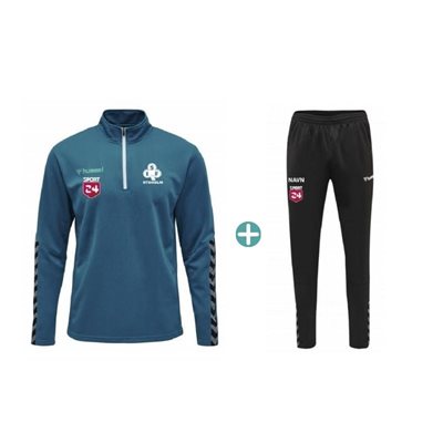 Stoholm IF - Sæt med Hummel Half Zip samt Poly Pant buks til børn