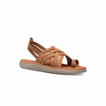 Teva Voya Strappy Leather Sandaler til kvinder