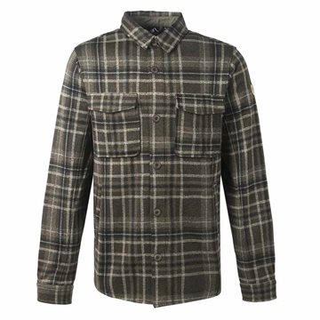 Whistler Dewey Checked fleece skjorte W211160 3052 forest night