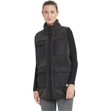 Weather Report Twist Lang Teddy Vest i fleece til kvinder 