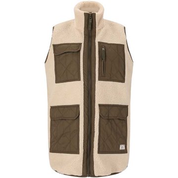 Weather Report Twist Lang Teddy Vest i fleece til kvinder 